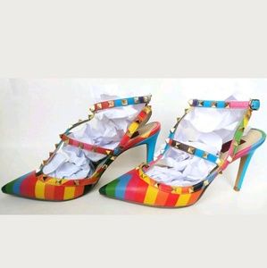 Valentino Garavani 1973 Rainbow Collectn. Rockstud